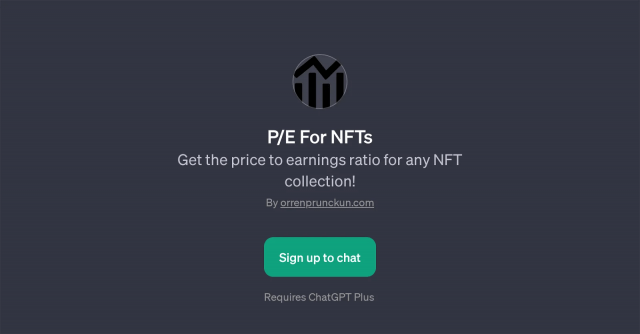 P/E For NFTs