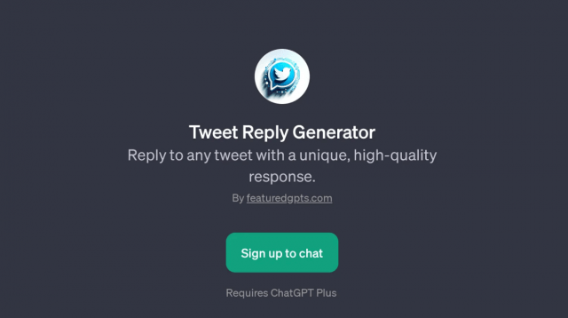 Tweet Reply Generator