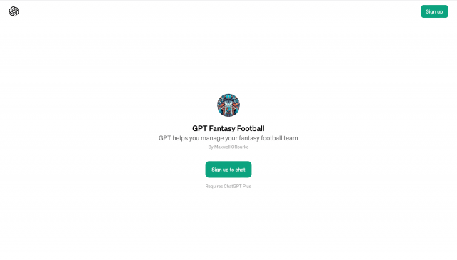 GPT Fantasy Football