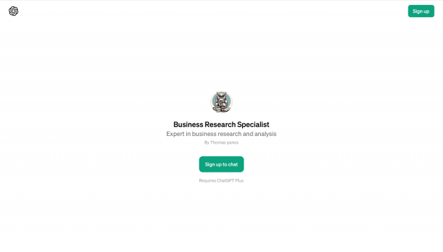 Business Research Specialist