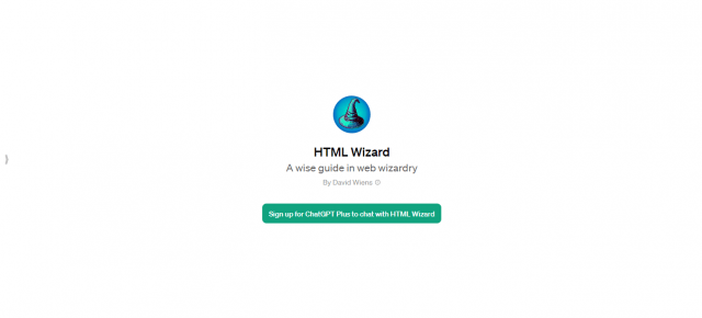 HTML Wizard