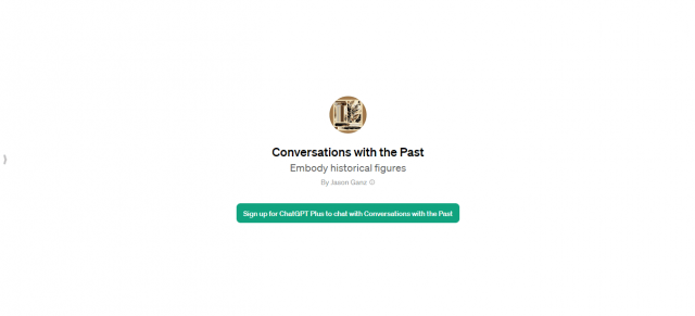 Conversations with the Past