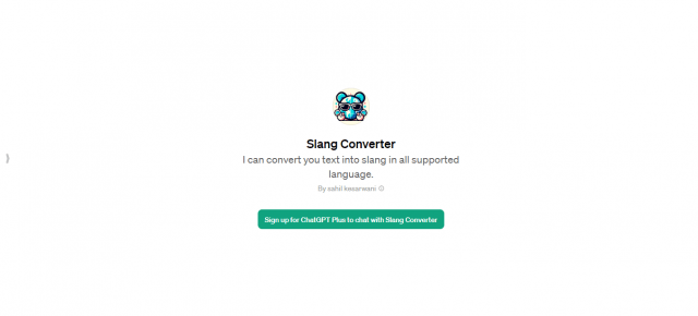 Slang Converter