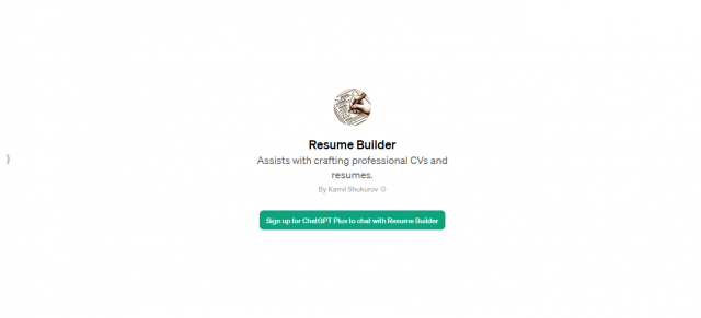 Resume Builder