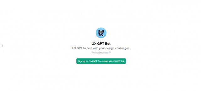 UX GPT Bot