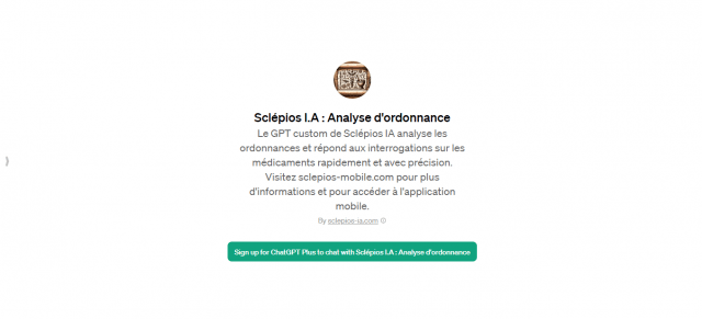 Sclpios I.A : Analyse d'ordonnance