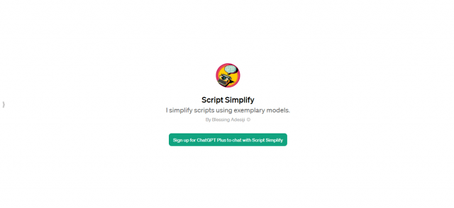 Script Simplify