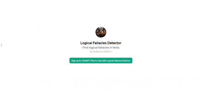 Logical Fallacies Detector