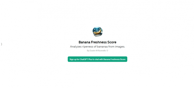 Banana Freshness Score