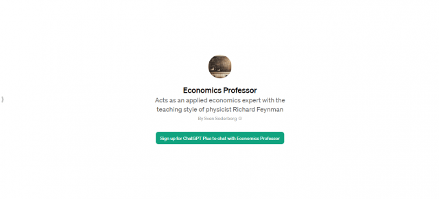 Economics Professor