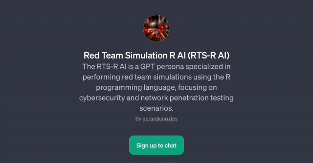 Red Team Simulation R AI (RTS-R AI)