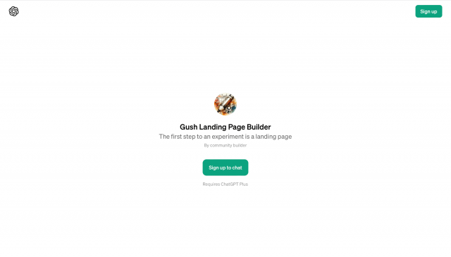 Gush Landing Page Builder