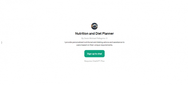 Nutrition and Diet Planning Agent