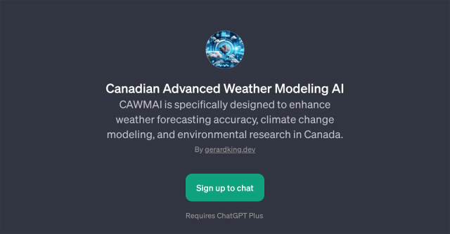 Canadian Advanced Weather Modeling AI