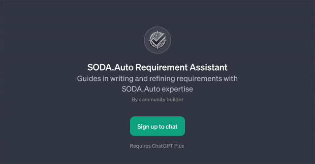 SODA.Auto Requirement Assistant