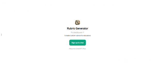 Rubric Generator