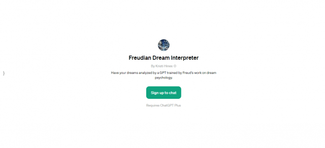 Freudian Dream Interpreter