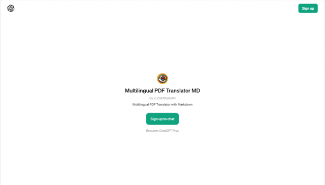 Multilingual PDF Translator MD