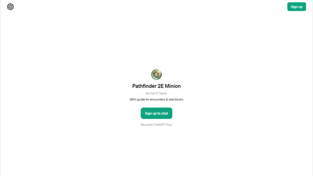 Pathfinder 2E Minion