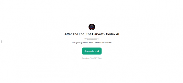 After The End: The Harvest - Codex AI