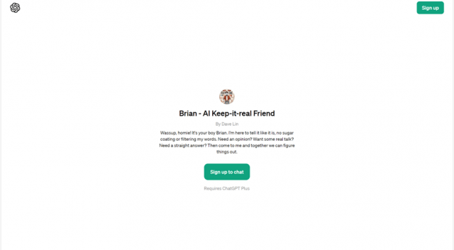 Brian - GPT Keep-it-real Friend