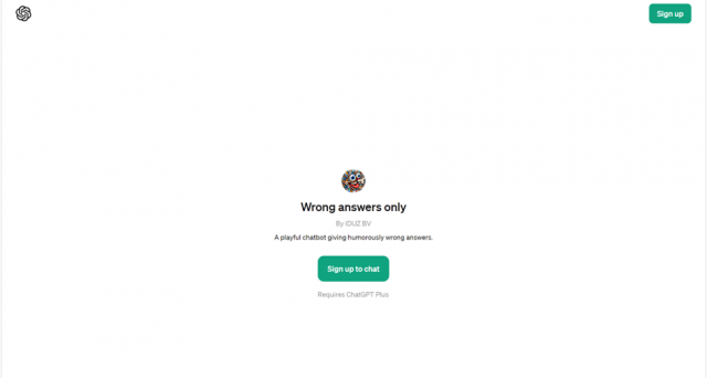 Wrong Answers Only - Aitoolz.ru