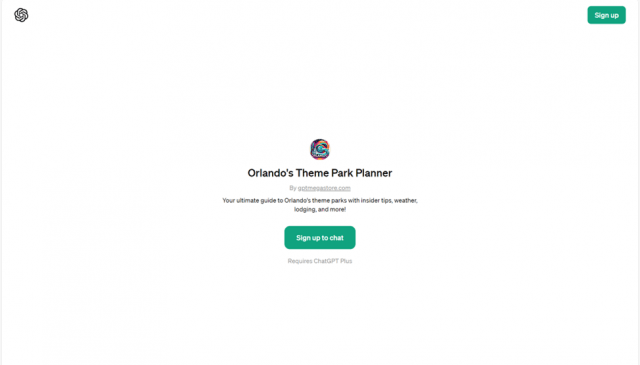 Orlando's Theme Park Planner