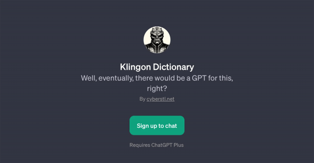 Klingon Dictionary