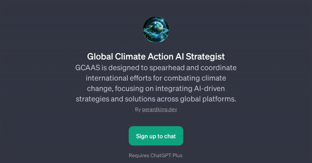 Global Climate Action AI Strategist