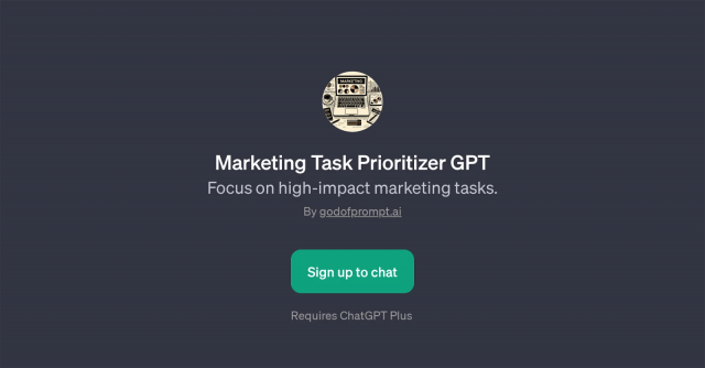 Marketing Task Prioritizer GPT