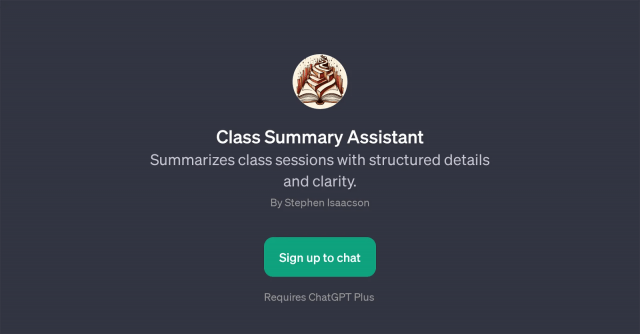 Class Summary Assistant