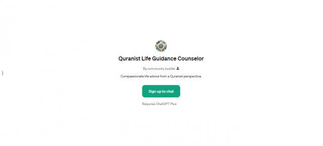 Quranist Life Guidance Counselor